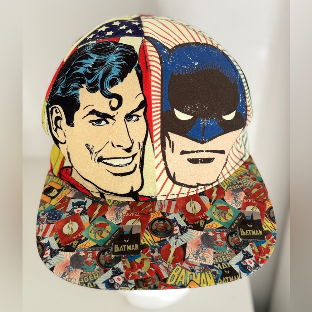 Six Flags DC Comics Superhero Villain AOP hat